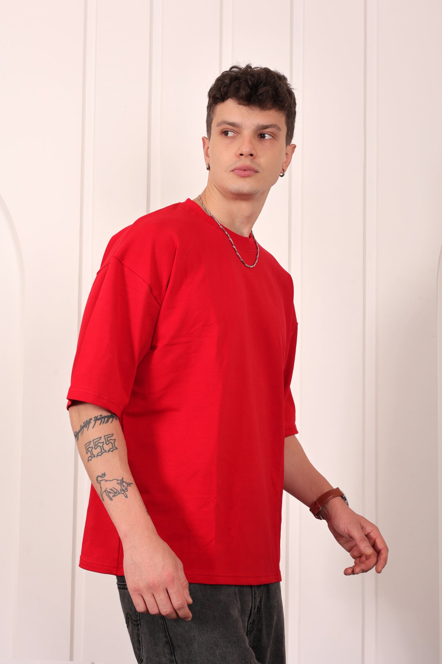 Premium Red Oversized T-shirt