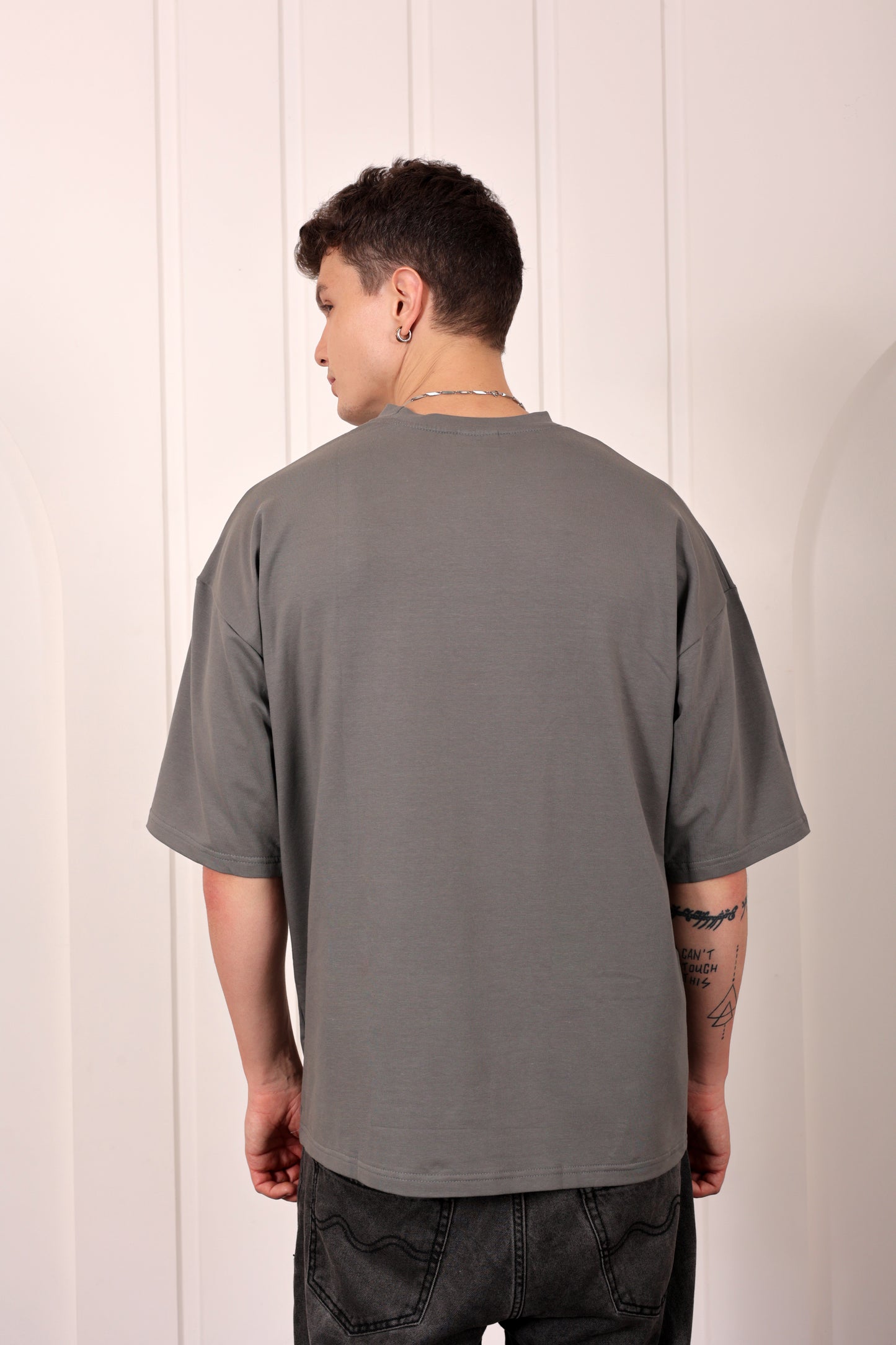 Premium Grey Oversized Jersey T-shirt