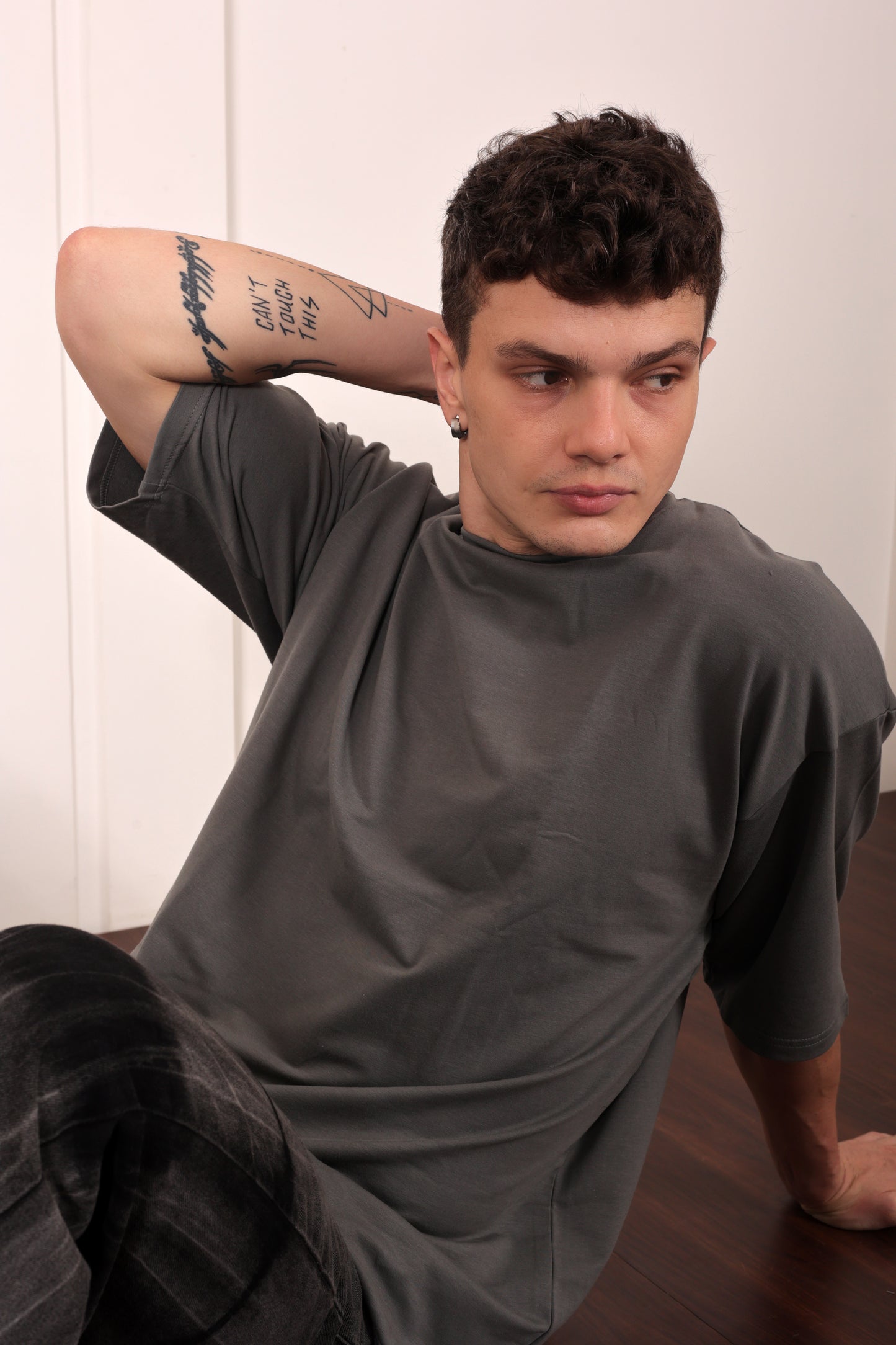 Premium Grey Oversized Jersey T-shirt