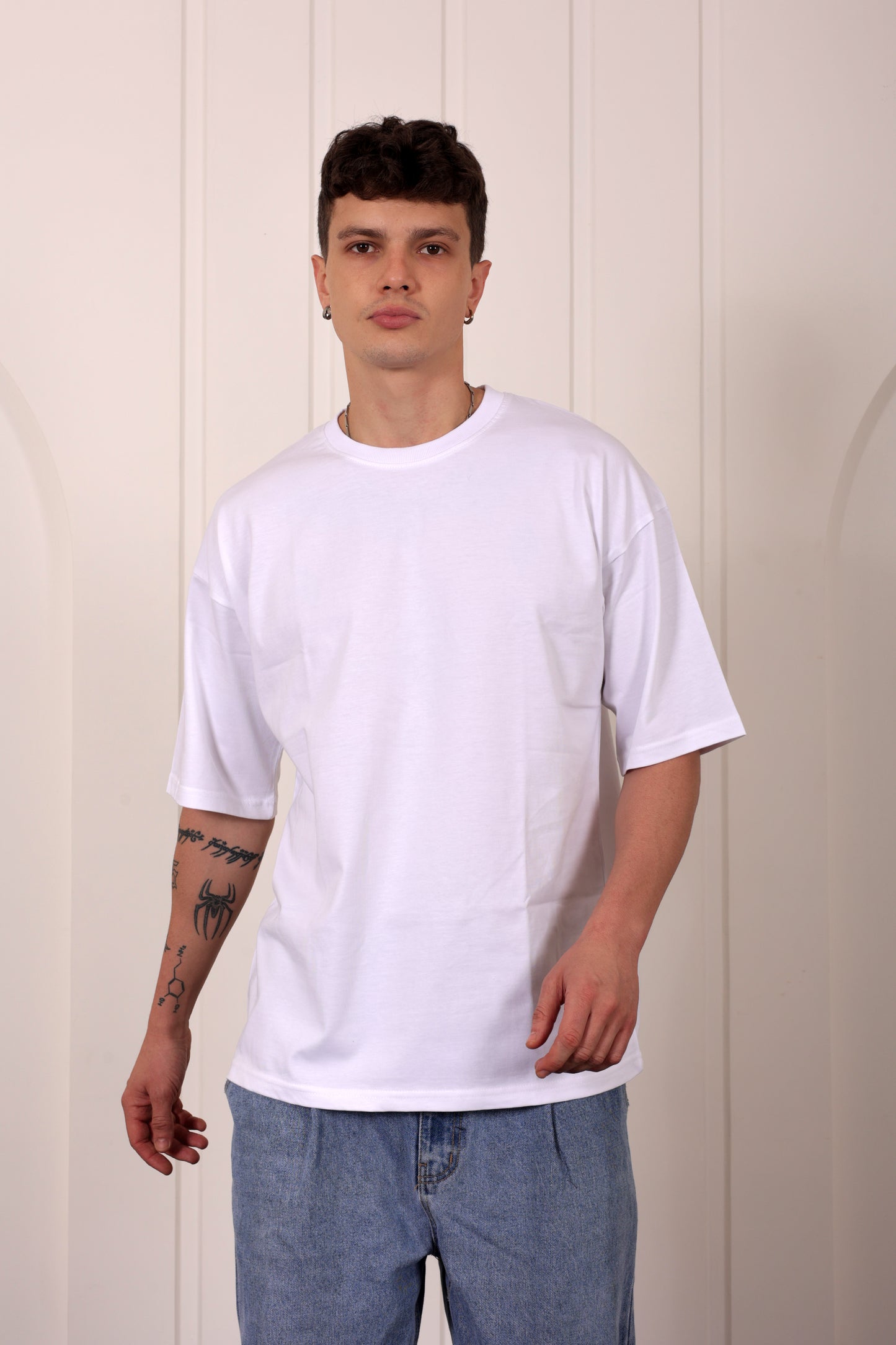 Premium White Oversized Jersey T-shirt