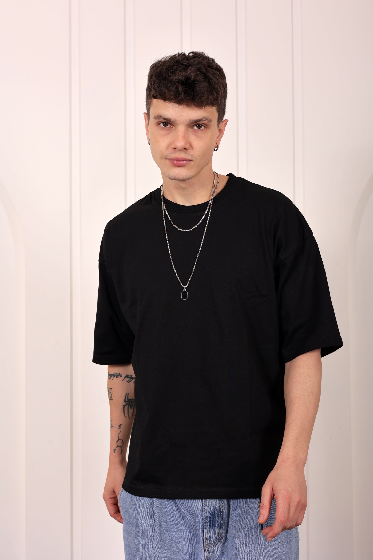 Premium Black Oversized Jersey T-shirt