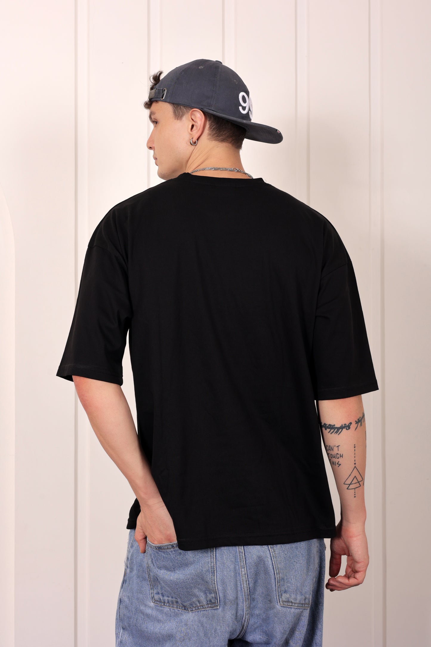 Premium Black Oversized Jersey T-shirt
