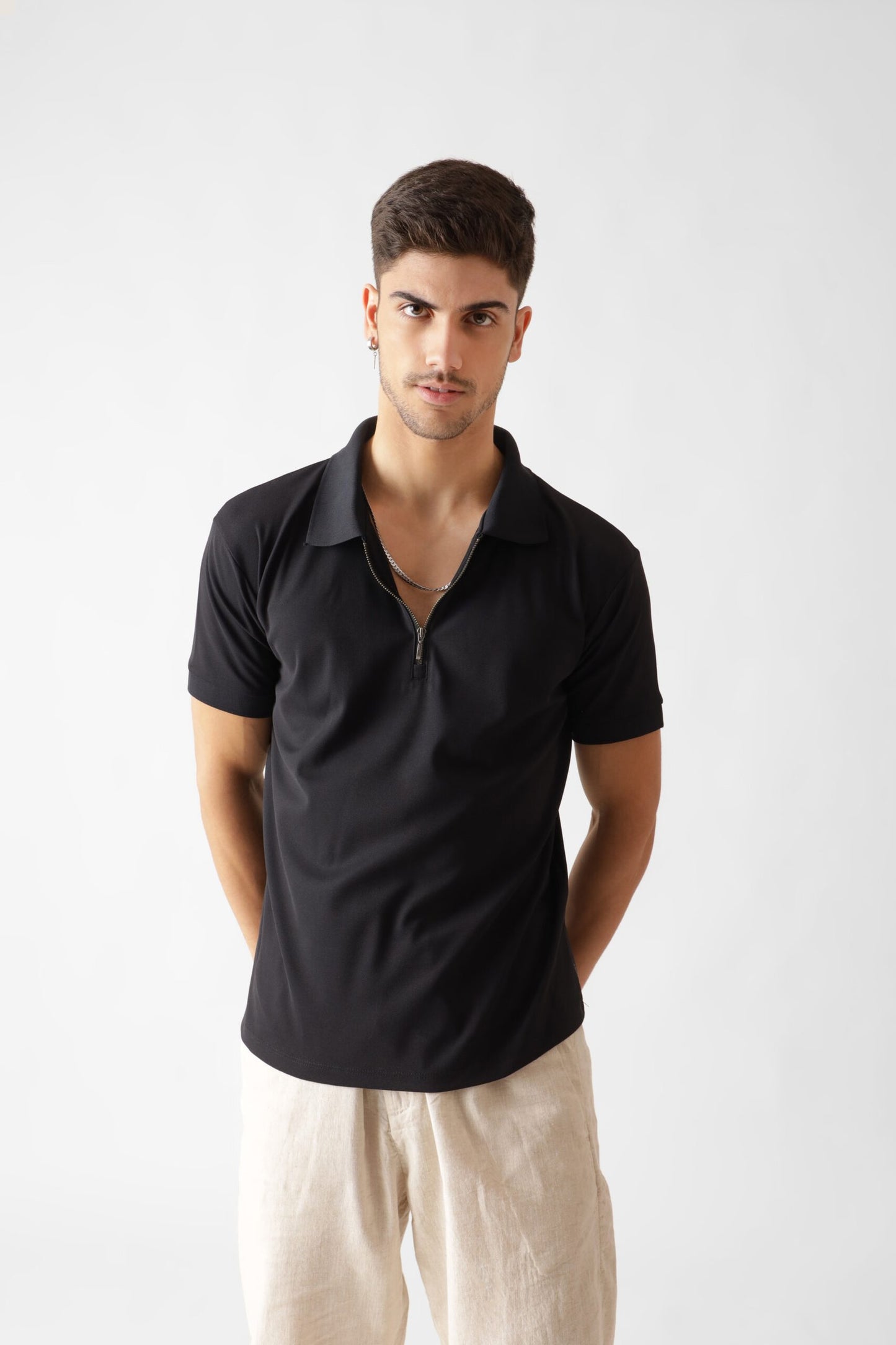 Men's Dri-Fit Polo in Black