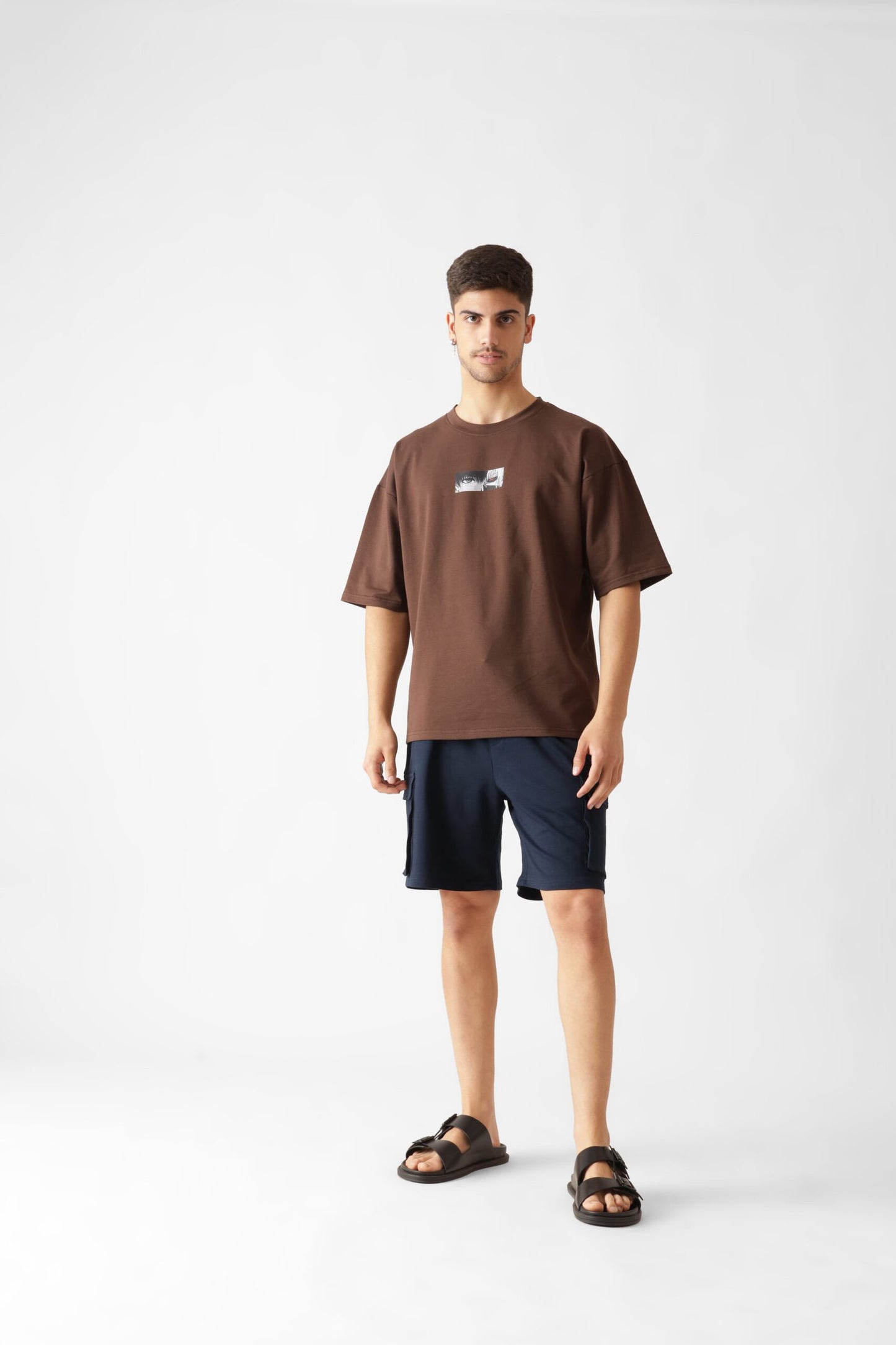 Navy Blue Cargo Shorts for Men