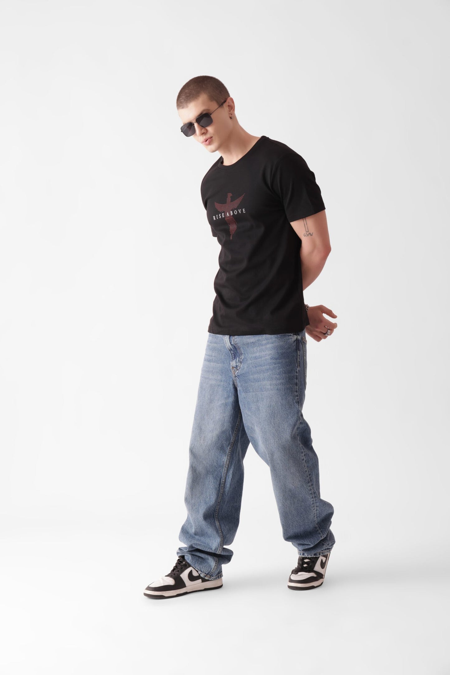 Signature Black Crew Neck Tshirt