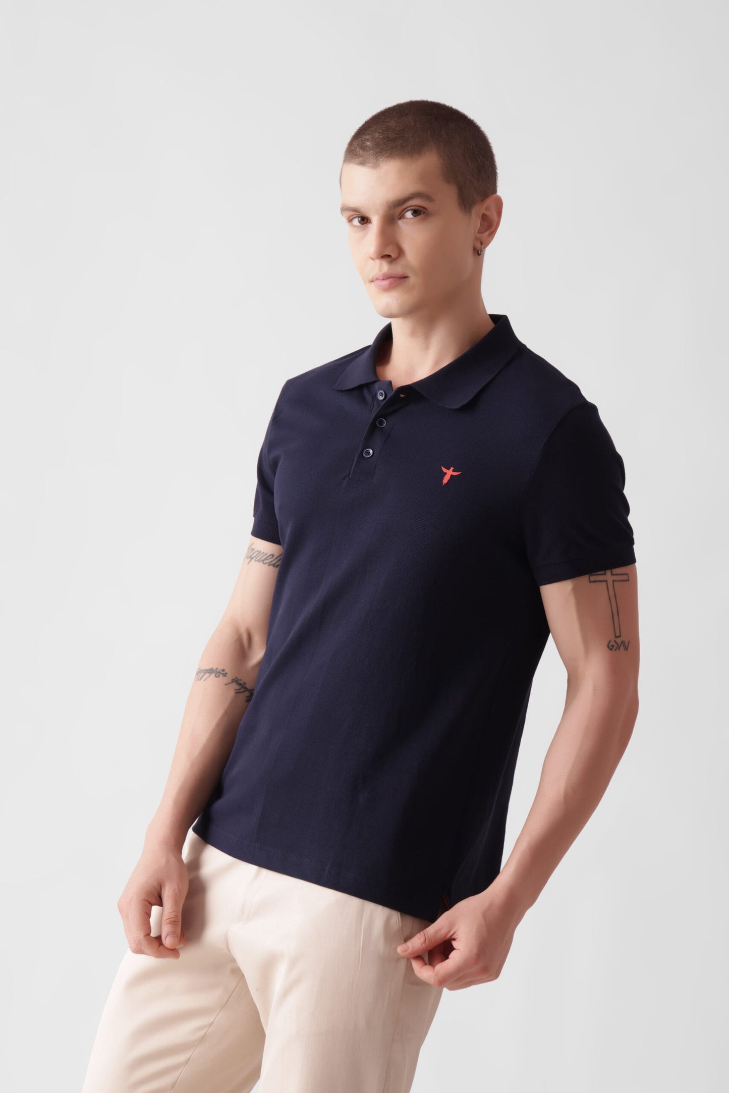 Classic Navy Blue Polo Shirt