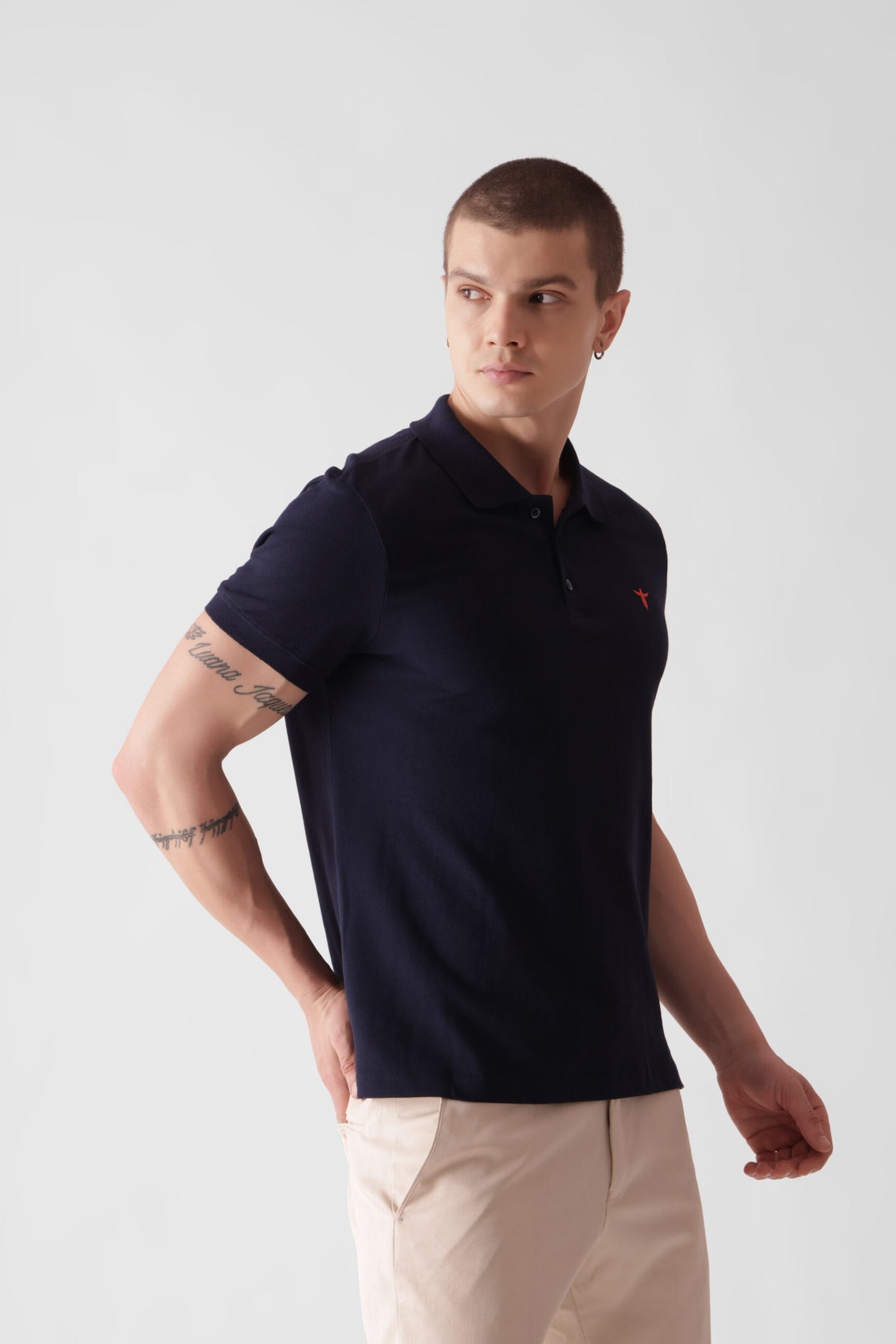 Classic Navy Blue Polo Shirt