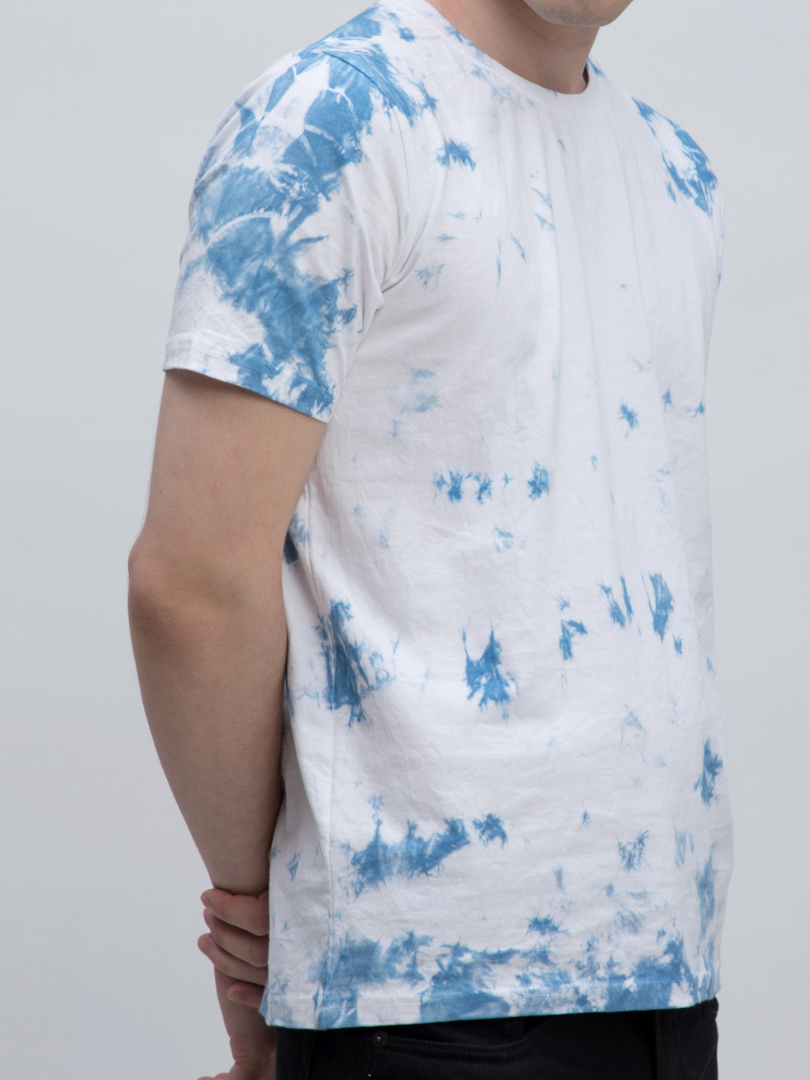 Blue and White Tie-Dye Tshirt