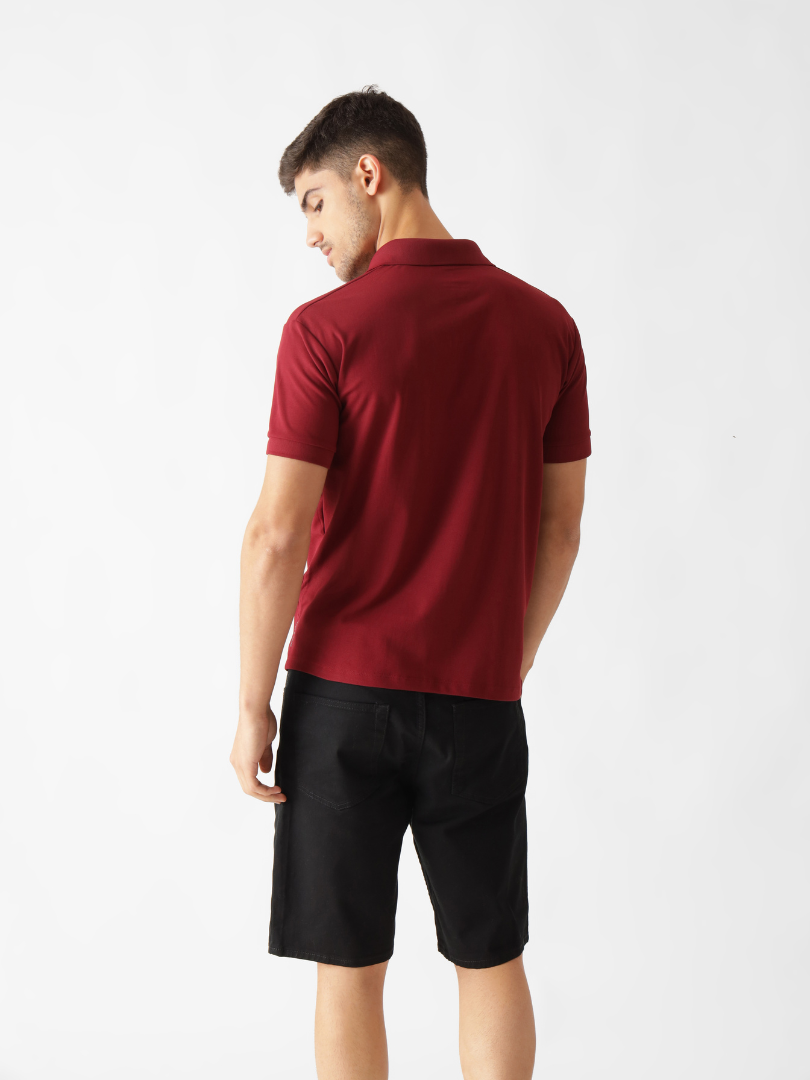 Men's Dri-Fit Polo in Maroon