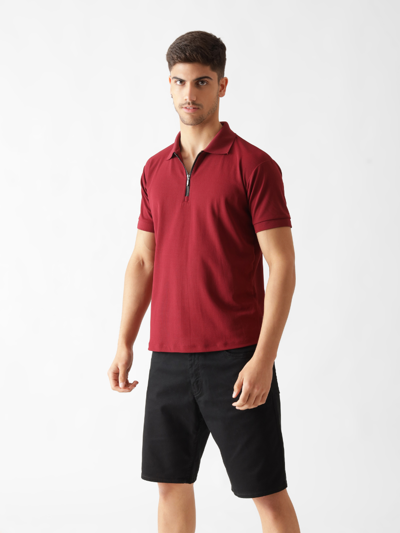 Men's Dri-Fit Polo in Maroon
