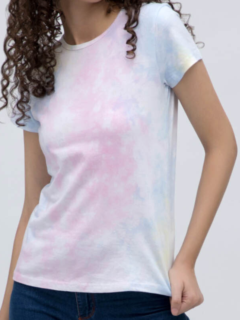 Tricolour Tie Dye Tshirt