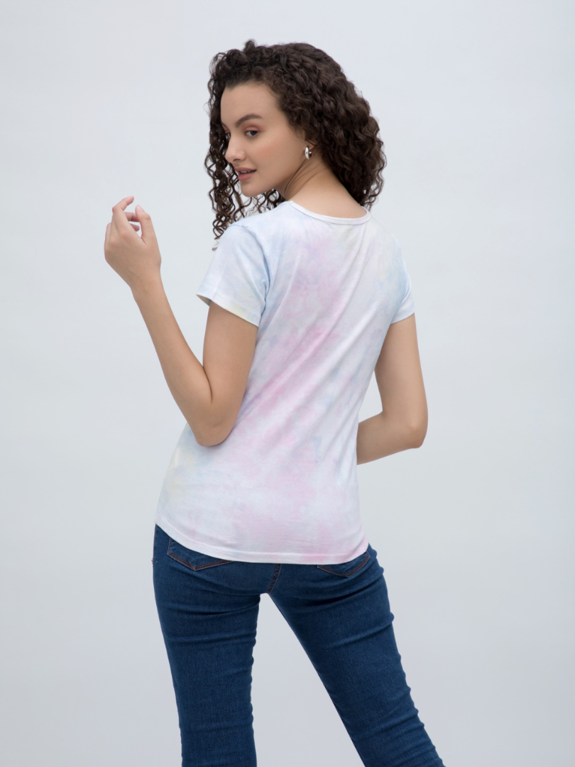 Tricolour Tie Dye Tshirt