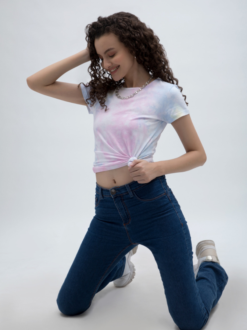 Tricolour Tie Dye Tshirt