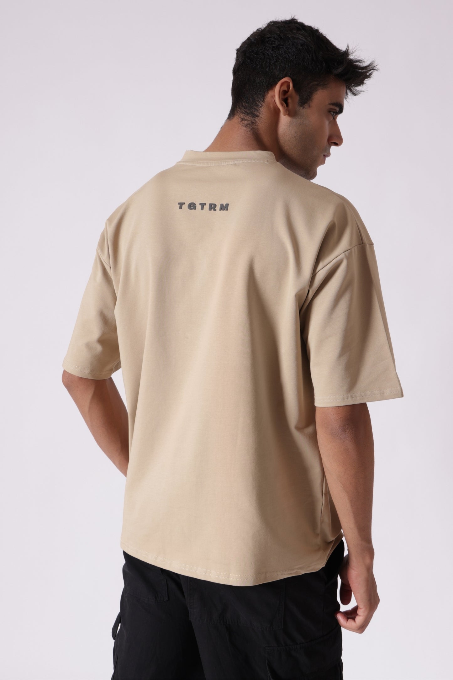 Beige Heavyweight Oversized T-Shirt