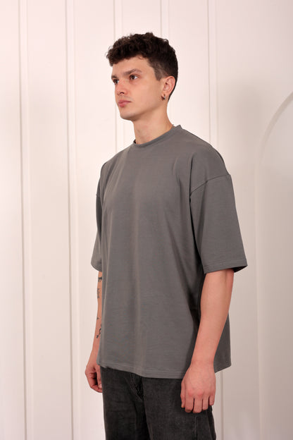 Premium Grey Oversized Jersey T-shirt