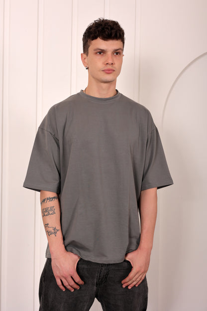 Premium Grey Oversized Jersey T-shirt