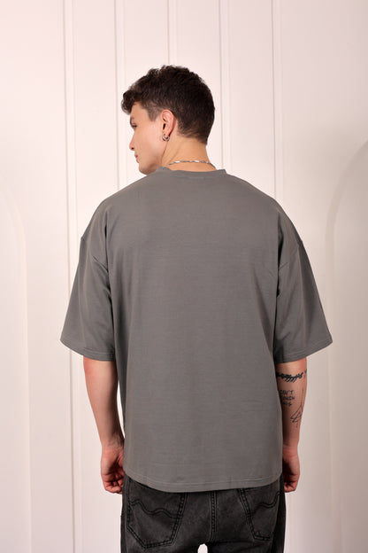 Premium Grey Oversized Jersey T-shirt