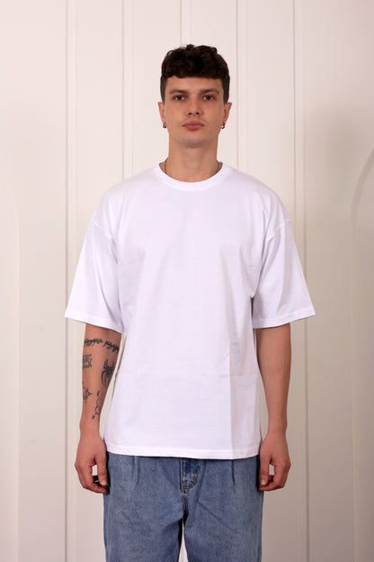 Premium White Oversized Jersey T-shirt