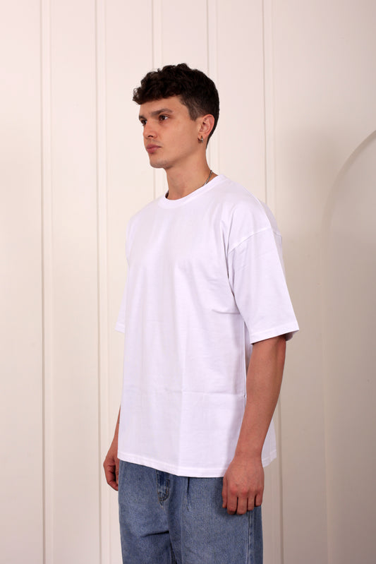 Premium White Oversized Jersey T-shirt