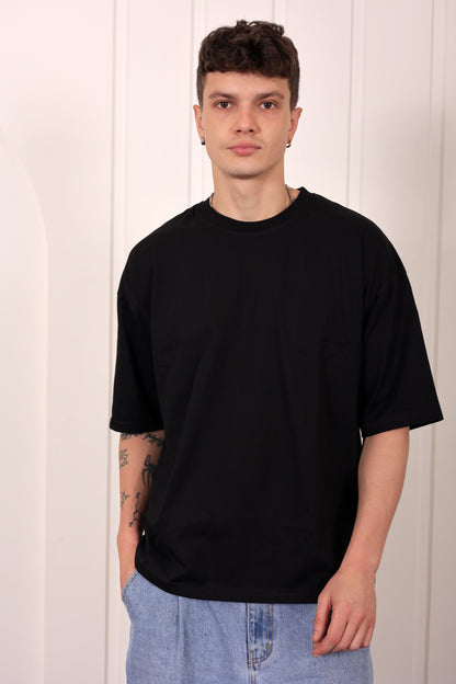 Premium Black Oversized Jersey T-shirt