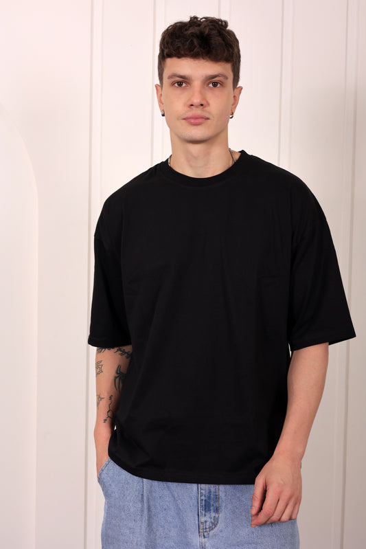 Premium Black Oversized Jersey T-shirt