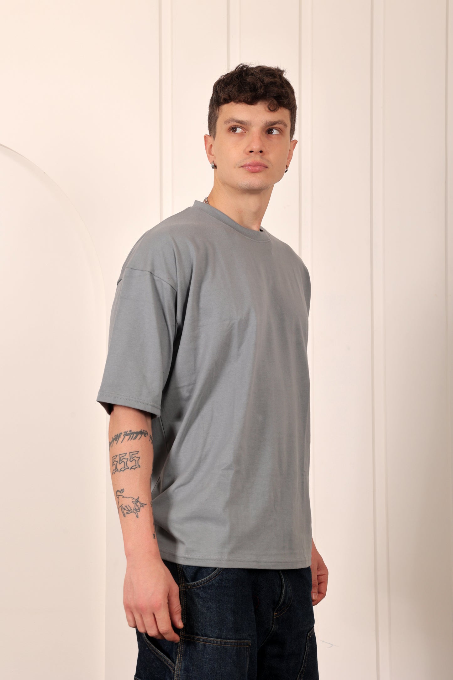 Premium Grey Oversized T-shirt