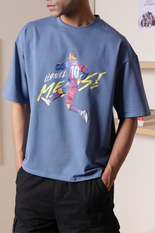 Lionel Messi Heavyweight Oversized T-Shirt