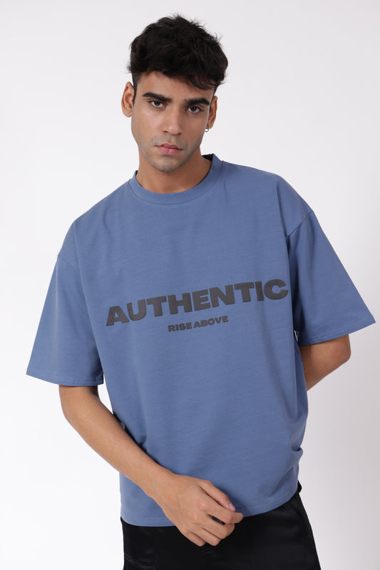 Blue Heavyweight Oversized T-Shirt