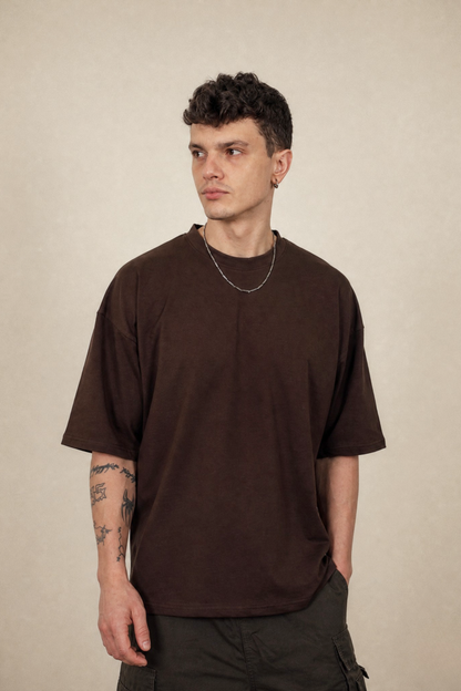 Premium Brown Oversized T-shirt