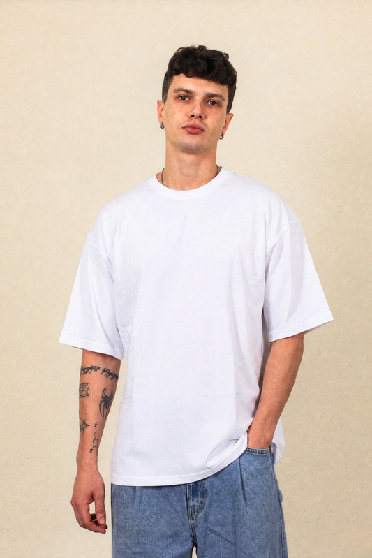 Premium White Oversized Jersey T-shirt