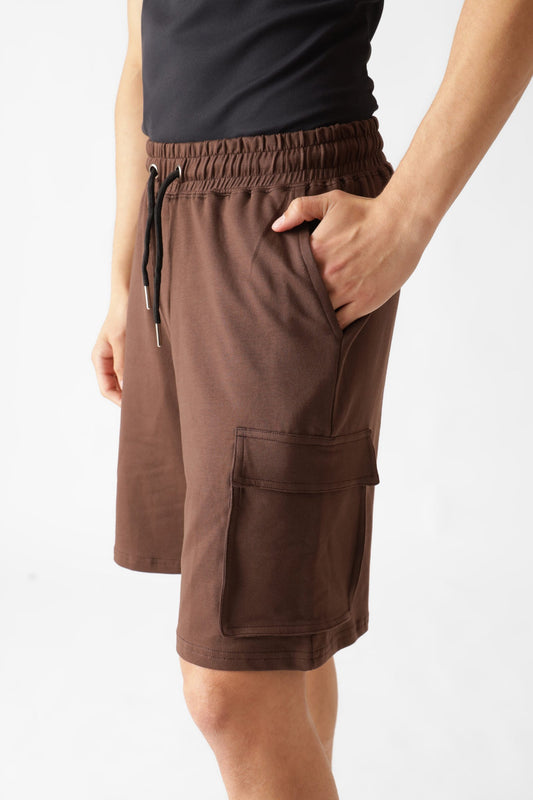 Brown Cargo Shorts for Men