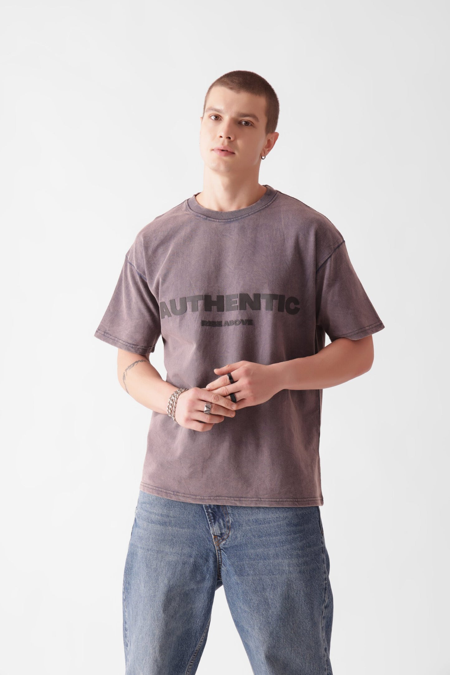 Grey Heavyweight Oversized T-Shirt