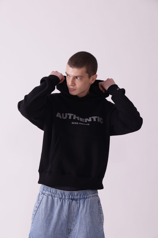 Black Oversized Hoodie for Men