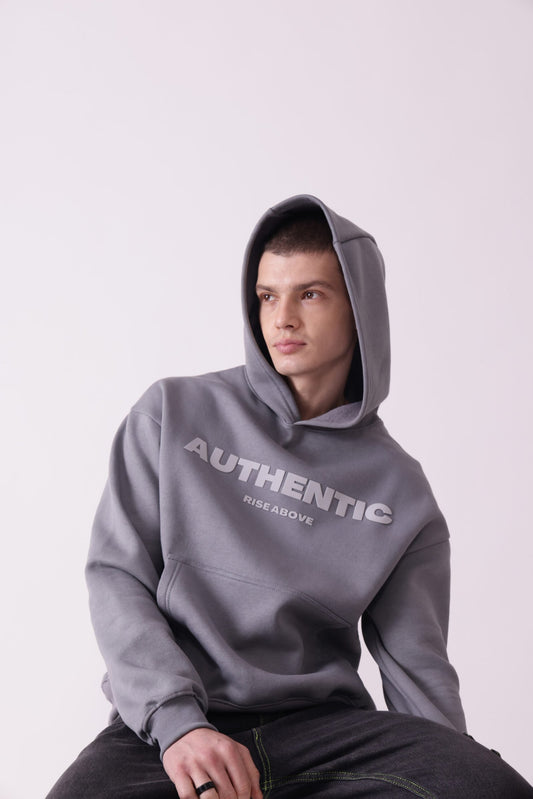 Grey Oversized Hoodie for Men