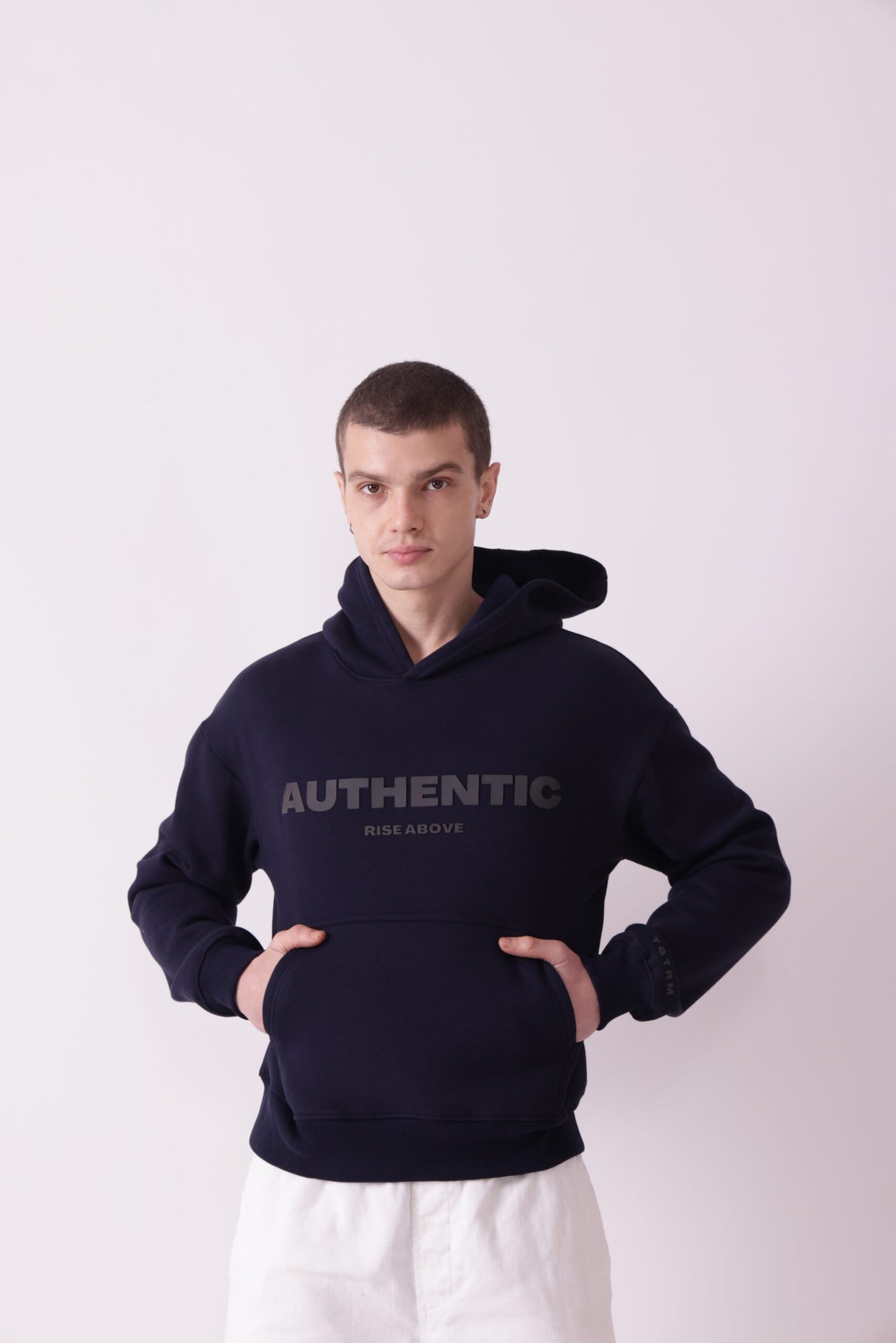 Navy Blue Oversized Hoodie for Men