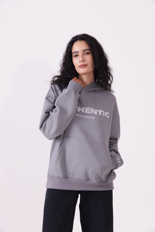 Grey Oversized Hoodie for Women