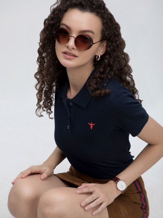 Classic Navy Blue Polo Shirt