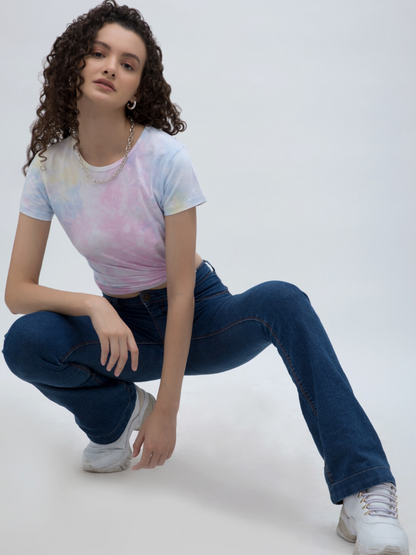 Tricolour Tie Dye Tshirt