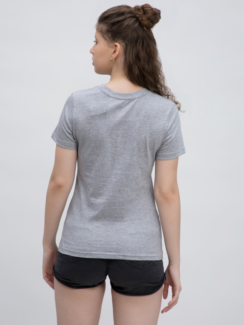 Premium Plain Tshirt In Grey