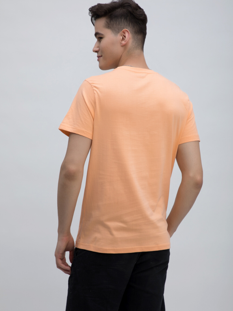 Premium Plain Tshirt In Peach