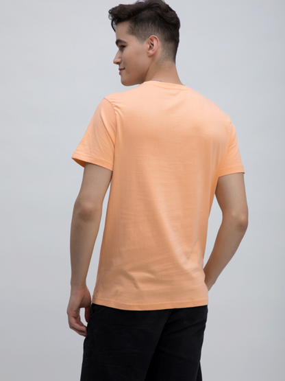 Premium Plain Tshirt In Peach