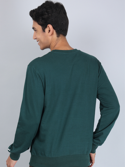 Dark Green Sweatshirt for Men