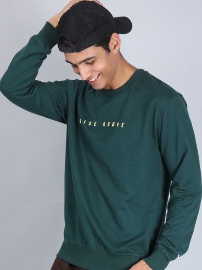 Dark Green Sweatshirt for Men