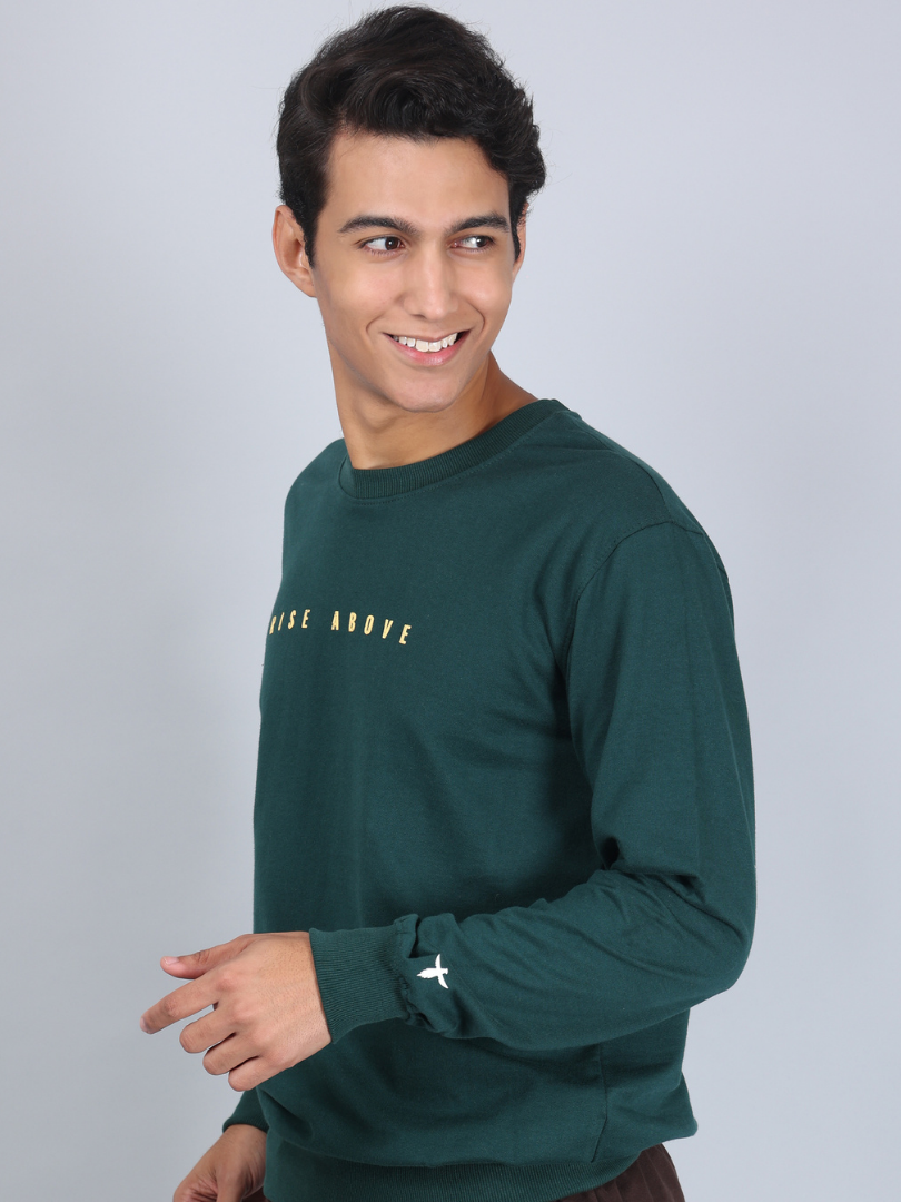 Dark Green Sweatshirt for Men