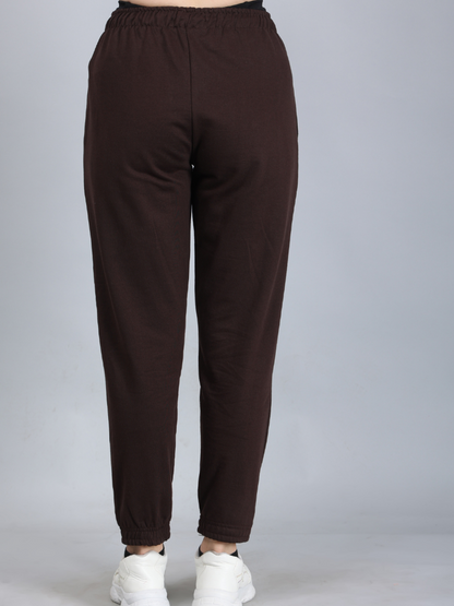 Dark Brown Joggers for Women